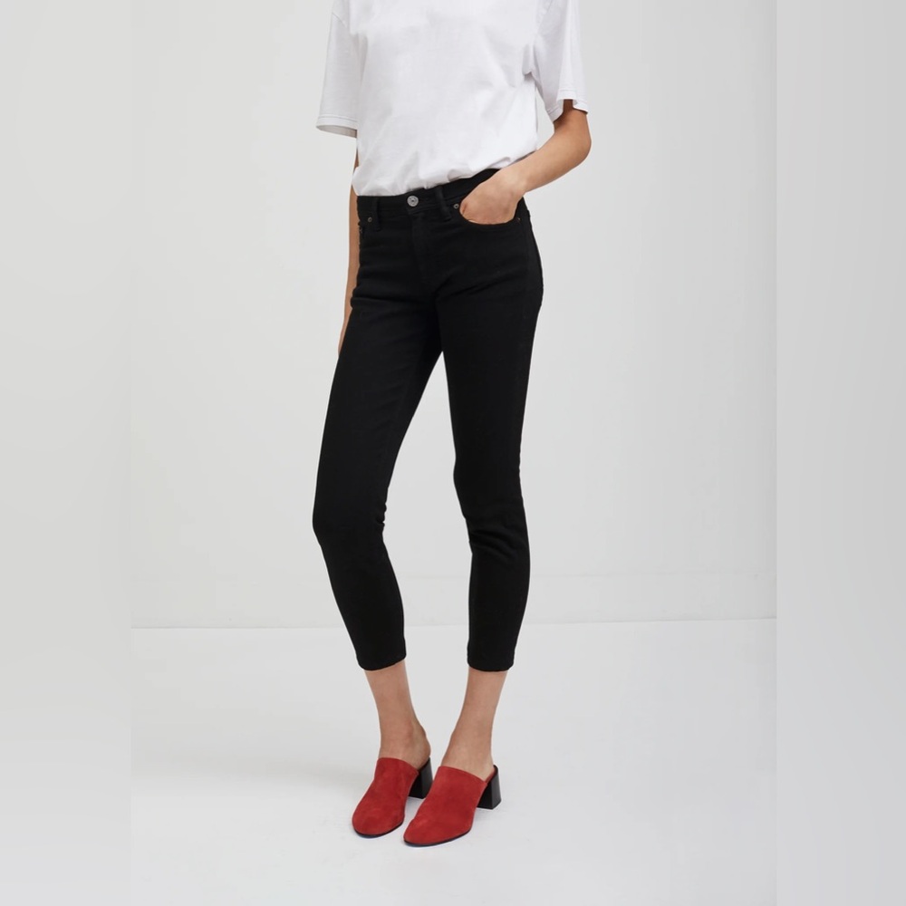 Acne Climb Stay Black Skinny Jeans